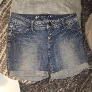 Denim shorts